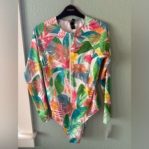 Hurley Long Sleeve Swim/Surf Suit NWT